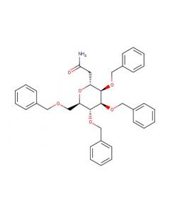Astatech 2-((2R,3R,4R,5R,6R)-3,4,5-TRIS(BENZYLOXY)-6-((BENZYLOXY)METHYL)TETRAHYDRO-2H-PYRAN-2-YL)ACETAMIDE; 0.25G; Purity 98%; MDL-MFCD31382024